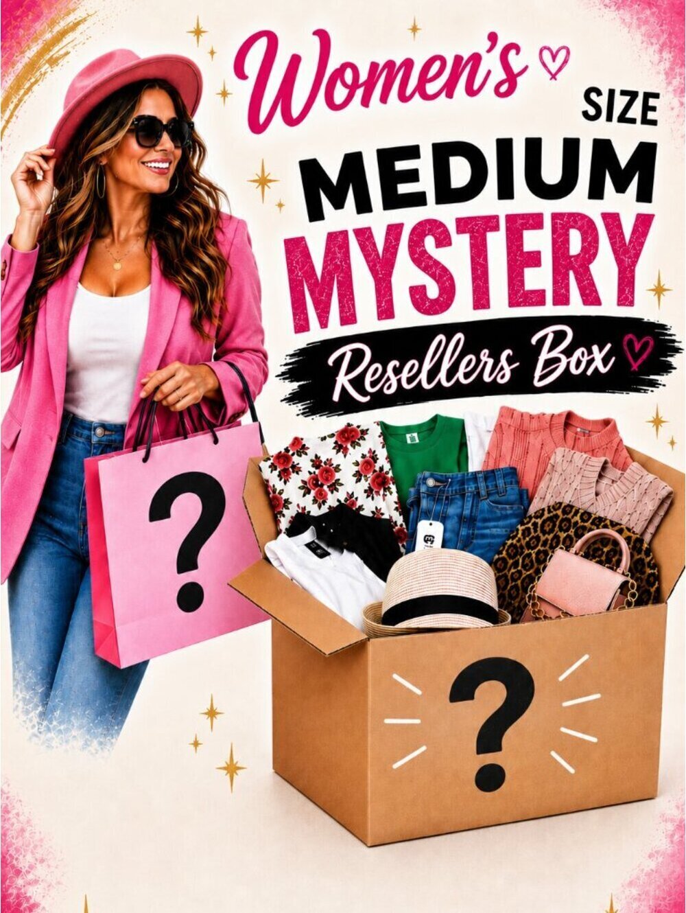 Womens Petite Size 0-Small Reseller Box
